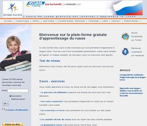 D&eacute;veloppement : php&MySQL sur Linux
R&eacute;f&eacute;rencement : n&deg;1 sur google.fr pour les mots cl&eacute;s :
 - apprendre le russe
 - cours de russe
 - russe facile