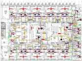 plan d'execution de chantier sous autocad