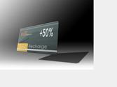 Packaging de carte recharge Tel