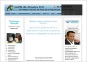 il fallait un site maîtrisable facilement par le client et bien référencé dans son domaine ( greffe de cheveux ) . site sous Joomla 2.5 .