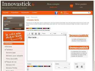 module de personalisation de stikers pour Prestashop.
