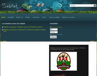 le site de la clbre artiste runionnaise Sabiah