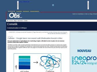 Article de blog sur le Nouvel Obs pour une web agency lilloise