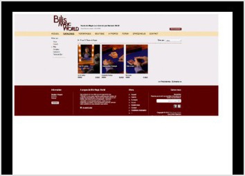 
www.bilismagicworld.fr 
Il s agit d un site developp sur mesure