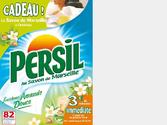 Persil : intgration d une offre de rduction  et d un cadeau sur un paquet de lessive- Ralisation avec Photoshop et Illustrator