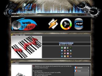 Site de musique Electronique avec Administration de musique.Projet PHP utilisant ShoutCast et administration UNIX