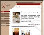 Site internet de prsentation du restaurant gastronimque La Table de Lachassagne  proximit de Anse :Cration du site/ Cration du logo/ Cration des tracts A5/ Cration des cartes de visite/ Photographies