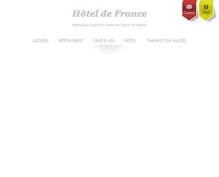 - Création du webdesign
- Création du site type vitrine
- Animations en HTML5
- Optimisation référencement naturel (sur mots clés restaurant, hôtel, localisé sur Thann)