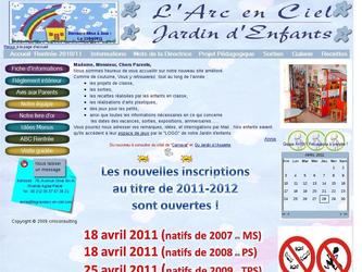 Conception & Création du site web de l'Arc-en-ciel Jardin d'enfants.
Des mises à jour à la demande de ce client continuent à être développées pour lui, à ce jour.