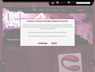 Projet de e-commerce pour un love-shop situ  Namur (Belgique). Le client doit pouvoir ajouter ses produits de lui mme et a besoin d un logiciel de facturation automatique ainsi que d une passerelle pour mettre  jour son inventaire sur le site. Ralisation d une mascotte (Lovely) qui doit tre prsente sur les diffrents univers produits dans des situations cocasses. 