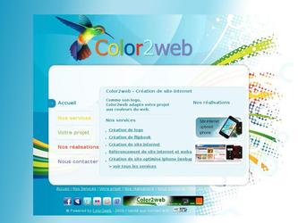 Color2web est aussi optimisé pour les personnes n'ayant pas flash player sur leur poste informatique.

Color2web existe en version flash : http://www.color2web.fr

et en version Xhtml et CSS validé aux normes W3C : http://www.site.color2web.fr

Toutes personne n'ayant pas le flash player sur leur poste et visitant l'adresse www.color2web.fr sera automatiquement rediriger vers www.site.color2web.fr