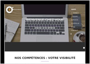 Site vitrine sous cms wordpress