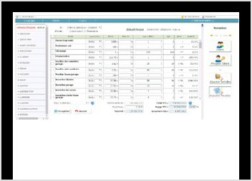 Voici une application WEB permettant l etablissement de devis pour une societe specialisee dans le batiment.