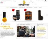 Refonte complète du site Handpresso

- Boutique en ligne
- Gestion d'actualité
- Concours photo
- Avis et commentaires
- Génération automatique des factures au format Pdf
- Page contact