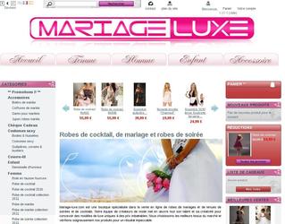 création boutique de marige -lux sosu le cms prestashop création complete plus module complementaire.