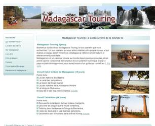 Site touristique offrant de services touristiques � Madagascar