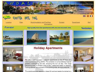 Site r&eacute;alis&eacute; pour une cliente qui d&eacute;sirait un site pour mettre en exposition les diff&eacute;rents appartements qu'elle a &agrave; louer. Cr&eacute;ation du logo, design plus reportage photo pour les appartements et le parcour de golf.