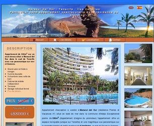 Site r&eacute;alis&eacute; pour un particulier d&eacute;sirant un site personnel pour exposer son bien immobilier &agrave; la vente. Site d&eacute;velopp&eacute; pour faire un compl&eacute;ment aux sites d'annonces ou est annonc&eacute; le bien immobilier en question.