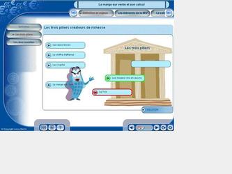 Marge - e-learning web sur les mécanismes, les méthodes et les moyens de maximiser les bénéfices dans les supermarchés Leroy Merlin