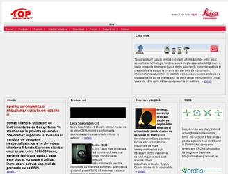 Topgeocart.ro est le site de pr&eacute;sentation de la "Leica" Distributeur de produits en Roumanie.