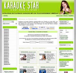 Cration d une plateforme de vente de musique tlchargeable automatise, dans le domaine du Karaoke, ralise de A  Z (cl en main):

- Programmation d un back office permettant la maintenance facile du site (ajout et modification des produits, facturation, statistiques...)

 - Front office avec systme d achat des musiques en tlchargement immdiat et automatique, sans intervention humaine.

- Hbergement et installation du site

- Ralisation graphique du site et des produits