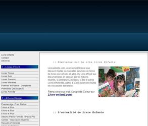 Site clé en main sur l'actualité du livre pour enfants.

- Installation d'un CMS simple à utiliser pour que la cliente puisse mettre son site à jour facilement.

- Conception graphique selon ses directives.