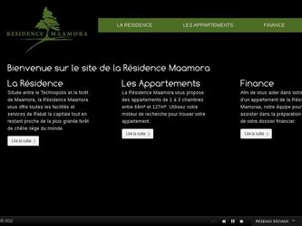 Site internet de l entreprise de vente immobilier au Maroc.