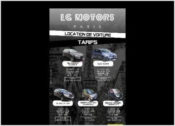 LG Motors est un service de location de voiture. Ce flyer a été commandé afin de diffuser les offres de l'entreprise.
Outil : Photoshop