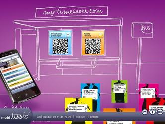 La r&eacute;gie de transport toulousaine a confi&eacute; &agrave; DPA la promotion de son nouveau site mobile.

La campagne online a pour objectif de donner une coh&eacute;rence aux diff&eacute;rents formats drive to web (cin&eacute;ma et affiches abribus), via le site my-timesaver.com, ainsi que d'alimenter la viralit&eacute; via les r&eacute;seaux sociaux (Facebook, Youtube et blogueurs).

Secteur d'activit&eacute; :
Transport

Services :
Conseil strat&eacute;gique - Cr&eacute;ation graphique - Int&eacute;gration - Version mobile - Campagne Facebook - Campagne blogueurs