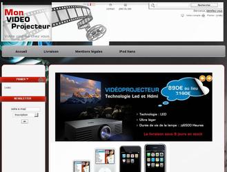 Travail r�alis� : Cr�ation de la maquette et int�gration site e-commerce sous prestashop de vente des vid�os projecteurs