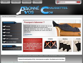 Création d'un site marchand dédié à la vente de chaussettes par abonnement à domicile avec référencement naturel sur mots cles