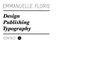 descriptif portfolio emmanuellefloris.net logo