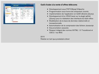 Outil d'aide à la vente d'offres télécoms