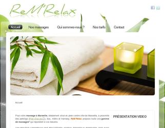 Site vitrine
ReMrelax massage Marseille est un spécialiste du massage bien-être à domicile sur Aix en Provence, Marseille et les Bouches-du-Rhone.
Nos actions :
Charte graphique
Site internet (CMS Joomla)
Administration utilisateur
Galerie dimages
Création vidéo
Référencement naturel