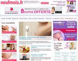 Réalisation du site du magazine neuf mois.
Webdesign et développement PHP.