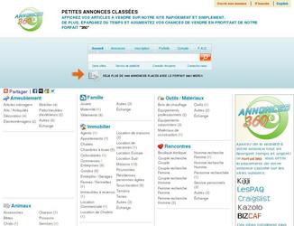 Annonces360 (http://www.annonces360.com/)(Particulier)
Site dannonces classées gratuit et forfait multipublication

Création du site complet comprenant une partie client et une partie administration pour la gestion des utilisateurs, annonces, forfaits et textes
Plate-formes : ASP.NET 2.0, AJAX Control Toolkit
Bases de données : MS SQL 2005
Logiciel : Visual Studio 2005
Langage : Visual Basic .NET
