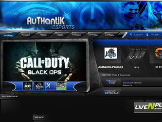 Alexer Florent c est vue confier de par son exprience dans la cration de site internet la ralisation du site web de la team authantik esports un club esports voluant sur console xbox360.Ce projet a t ralis en 4 jours.Lien du site : http://authantik-esports.com