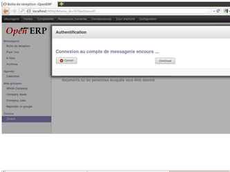 Ce module permet d'utiliser le serveur de messagerie zimbra avec OpenERP.
En effet, la création du domaine ainsi que les utilisateurs se fait uniquement dans OpenERP.
Les utilisateurs connectés à OpenERP peuvent accéder directement à leur espace de messagerie sans ré-authentification.
