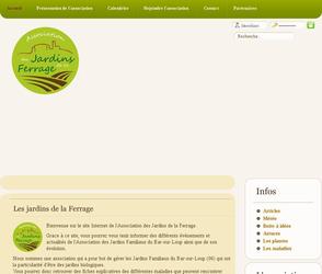 Site internet de jardins collectifs sur la commune de Bar sur loup