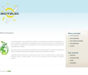 Biotelec est une entreprise qui vend et installe des syst�mes de panneau solaire, �oliennes, etc...