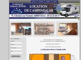 Location de camping car sur Abbeville dans la Somme