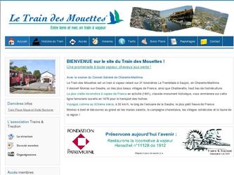 Site de présentation du train touristique à vapeur de la charente maritime.
Carte virtuel du parcours