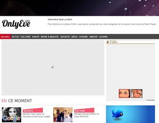 Onlyeve est un magazine pour les femmes en tunisie , Technologie utilis :JOOMLAavec modification d une template dja existante cration d un type de contenu spcifique avec SEBLOD 2