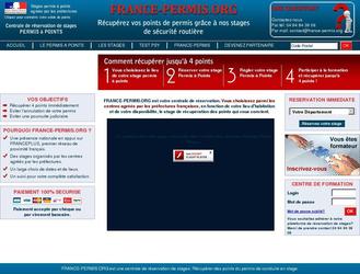 France-permis.org est un site réalisé pour la France qui sert à organiser des stages psychologiques et techniques de récupération des points de permis en France.

les stages et les test de récupération seront organiser par des centres de formation inscrits dans le site, selon les Départements français a qui appartient et se déroule chaque stage .

