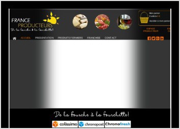 Site qui accumule grand nombre des producteurs alimentaire en France, après inscription, chacun de ces producteurs peut publier des produits animé avec des images et des publicités.

organisé par secteur et par départements français les visiteurs de site peuvent lancer des commandes des produits publiés et les acheter en ligne 
