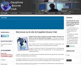 Portail web de l association dauphine bourse club 