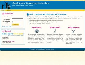 Il s'agissait de créer une application web permettant de mettre en oeuvre une méthodologie de gestion des risques psychosociaux.

Points clefs :
 - reprise d'un référentiel
 - référentiel ajustable par client
 - création d'un workflow
 - gestion de partage de documents
 - génération de pdf
 - génération de graphiques
 - multi-clients/multi-utilisateurs (chaque client référencé dans l'application a plusieurs utilisateurs)