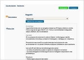 Auguste fonctionne avec un navigateur internet sur PC/Apple, tablette ou mobile. C'est un logiciel en ligne 24hr/24, 7j/7. C'est un outil entièrement configurable, simple, immédiat, zéro investissement.

Description
ID vous propose des solutions de veille et d'alertes : technologique, marché, concurrentielle, économique, internet et d'intelligence : stratégique et  compétitive.
 
Nos produits conçus par ID vous aide à anticiper les évolutions de votre environnement en vous aidant à détecter et analyser l?information utile et pertinente.
 
Les outils ID sont bâtis sur des technologies innovantes :
- un moteur de recherche puissant et capable de s?adapter à vos besoins
- une base intelligente de technologie évolutive s?intégrant et répondant à votre problématique.
 
Nos atouts :
- Technologies uniques et innovantes
- Ergonomie et simplicité d?utilisation
- Offre Auguste adaptée à votre métier : interface, sources stratégiques, fonctions, alertes
- Indicateurs statistiques
- Connexions illimitées aux sources et en temps réél
- Outils entièrement paramétrables et modulaires 
- Pas de coûts onéreux... 