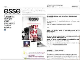 Revue en ligne d'art contemporain