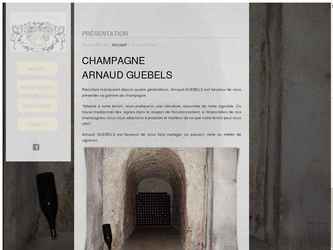 Récoltant-manipulant depuis 4 générations, Arnaud GUEBELS produit des vins effervescents pour ses clients qui exigent de retrouver d'année en année la qualité et la constance du goût. 


Création d'un site vitrine (définition des besoins, planning prévisionnel, cahier des charges et analyse fonctionnelle, benchmark, arborescence, wireframe, charte graphique, design, rédaction, programmation, hébergement, référencement naturel)